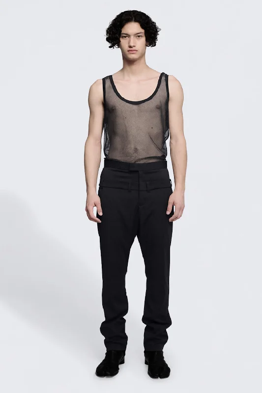 Men's Shirts with Appliqué DetailsTANK Mesh - Top - Men