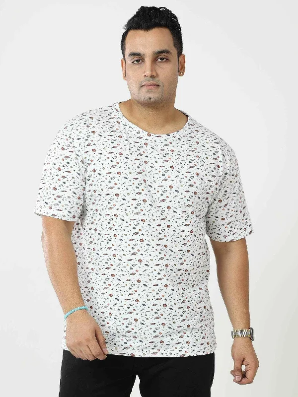 Men's Shirts with Convertible CollarsDigital Printed Round Neck T-Shirt Men's Plus Size Men's Shirts with Convertible CollarsDigital Printed Round Neck T-Shirt Men's Plus Size