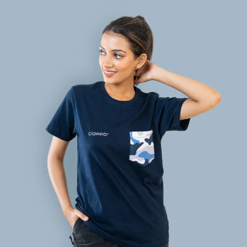 Men's Shirts with Double-Breasted DesignsKaziranga Unisex Round Neck T-Shirt with Pocket Men's Shirts with Double-Breasted DesignsKaziranga Unisex Round Neck T-Shirt with Pocket
