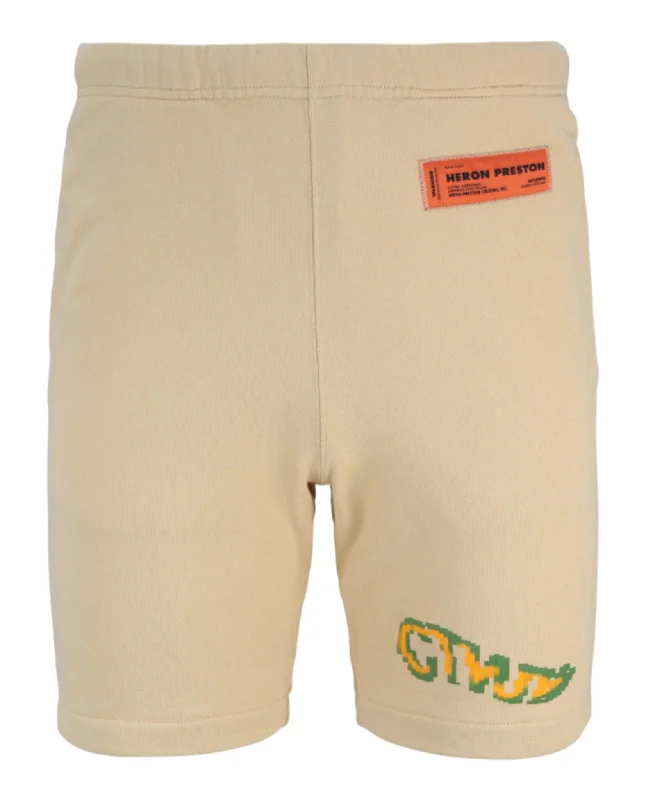 Men's Pants with Contrast WaistbandsCTNMB Pixel Sweatshorts