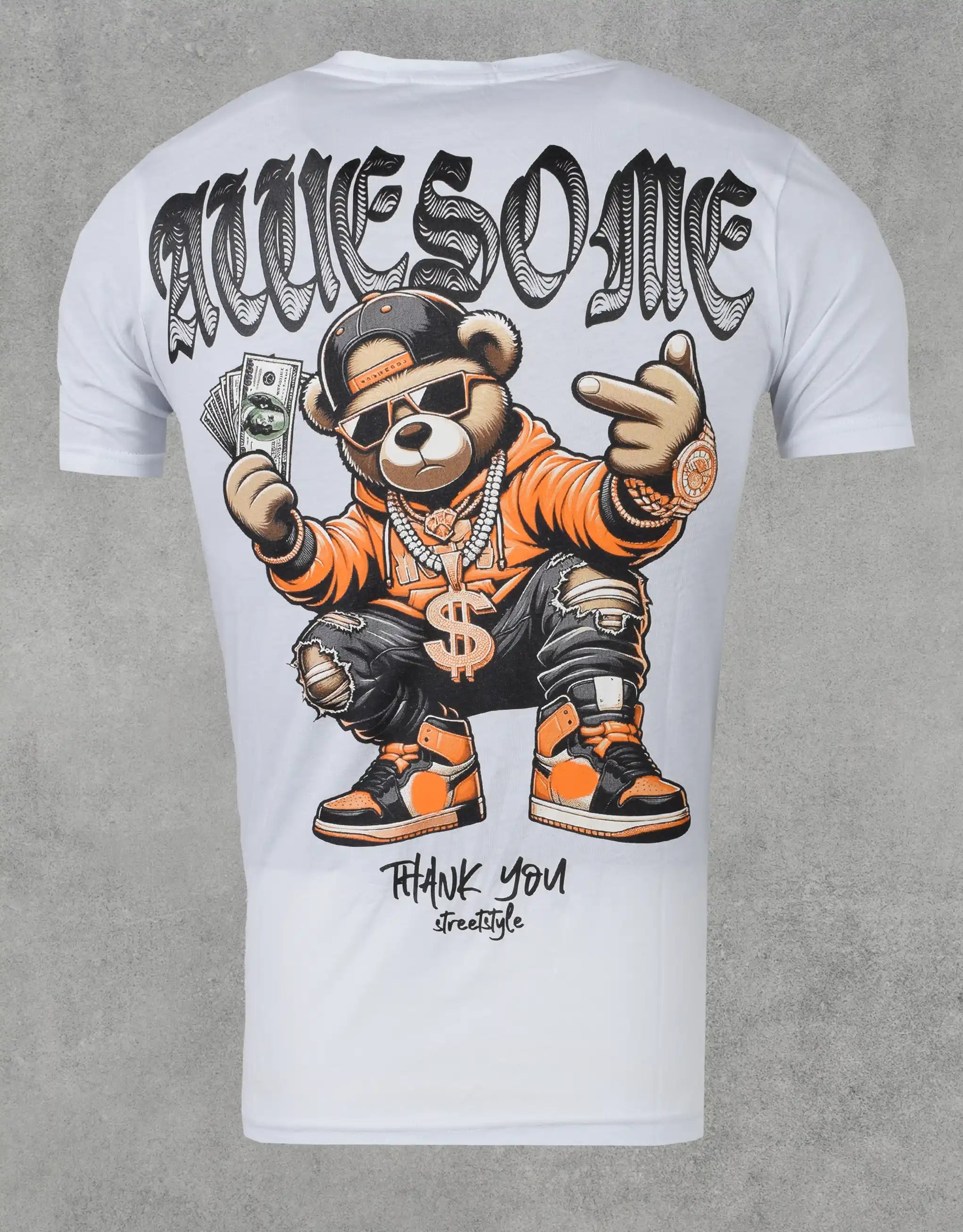 Men's Shirts with Mandarin CollarsGraphic Tee