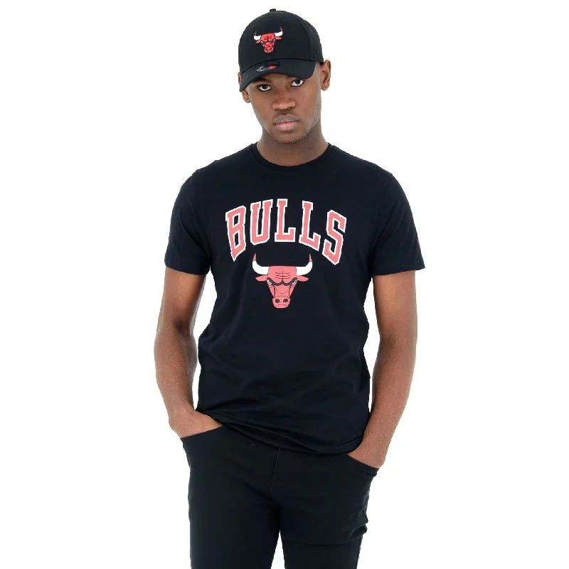 Layered Men's VestsChicago Bulls NBA Regular Black T-Shirt
