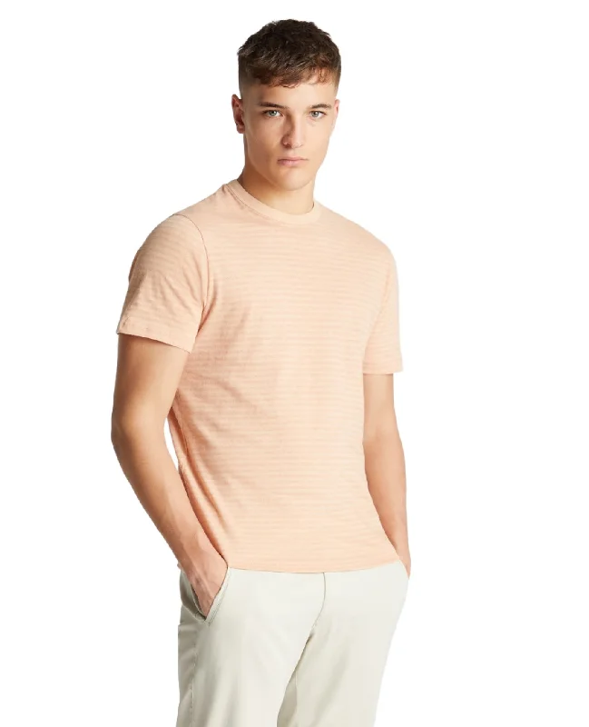 Men's Tailored Shirts for a Professional AppearanceID24392-Remus Coral Hoop T-Shirt