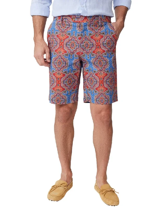 Men's Patterned Pants with Animal PrintsJ.McLaughlin Barros Beach Oliver Short