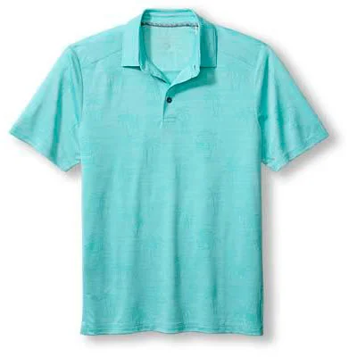 Men's Shirts with Pin CollarsTommy Bahama Islandzone Palm Coast Palmera Polo Shirt - Clear Lake Men's Shirts with Pin CollarsTommy Bahama Islandzone Palm Coast Palmera Polo Shirt - Clear Lake
