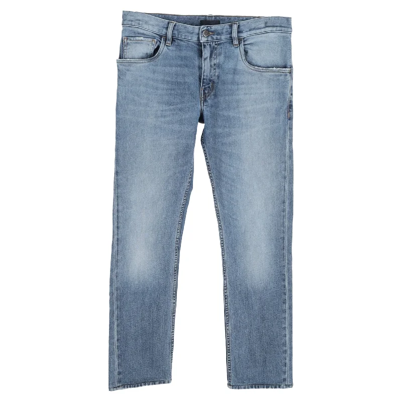 Men's Jeans in Different ColorsPrada Low-Rise Jeans in Blue Cotton Denim