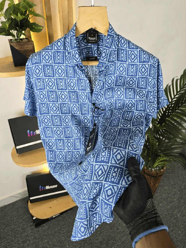 Men's Regular-Fit Shirts for a Classic FitBox in box out printed shirt