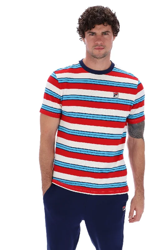 Men's Shirts with Drawstring WaistbandsJesse Yarn Dye Stripe T-Shirt
