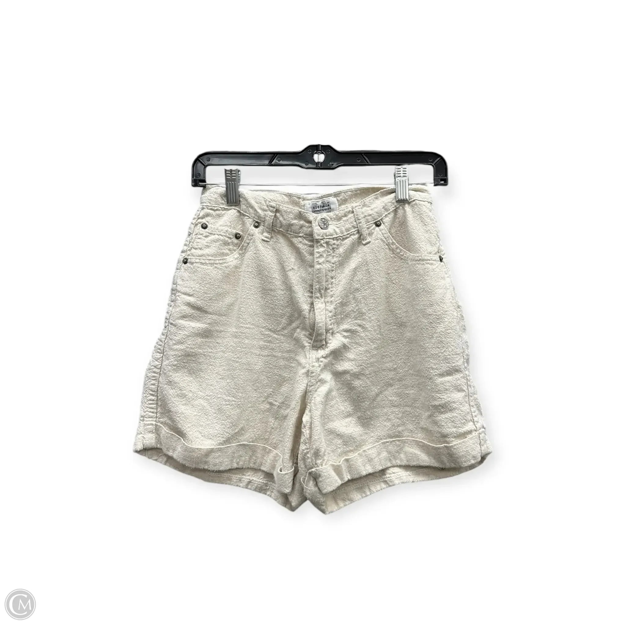 Men's Tapered Pants for a Slimming EffectShorts By Sostanza In Beige, Size: 0