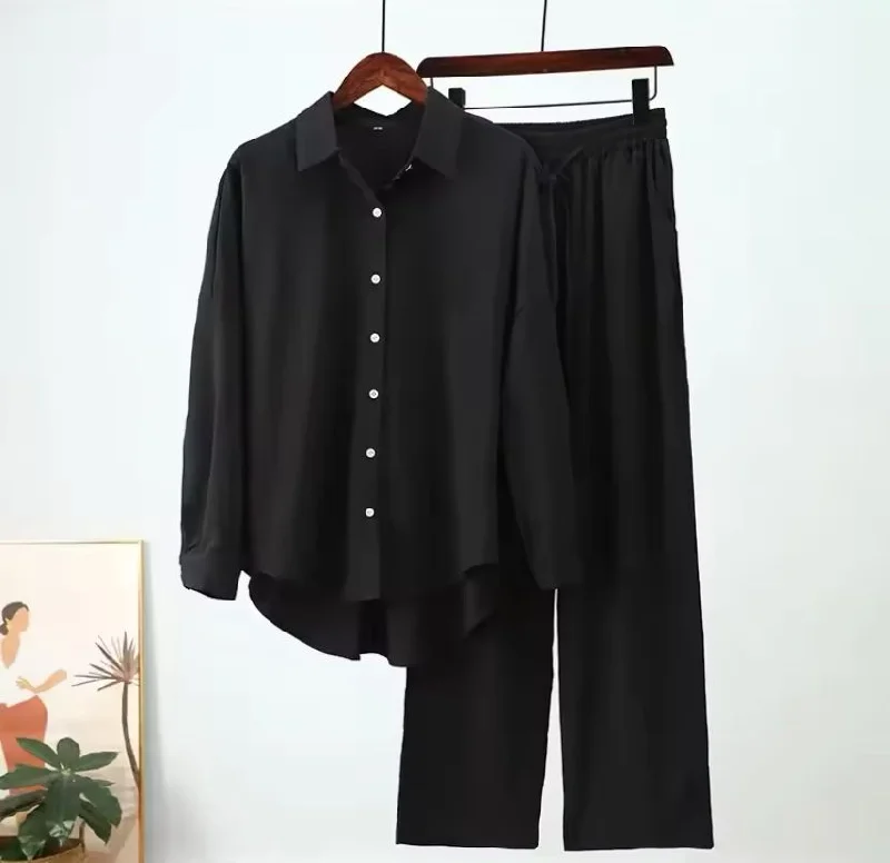 Men's Zippered Pants for SecurityHoliday Wide Leg Pants Set Two Piece Set B 111860