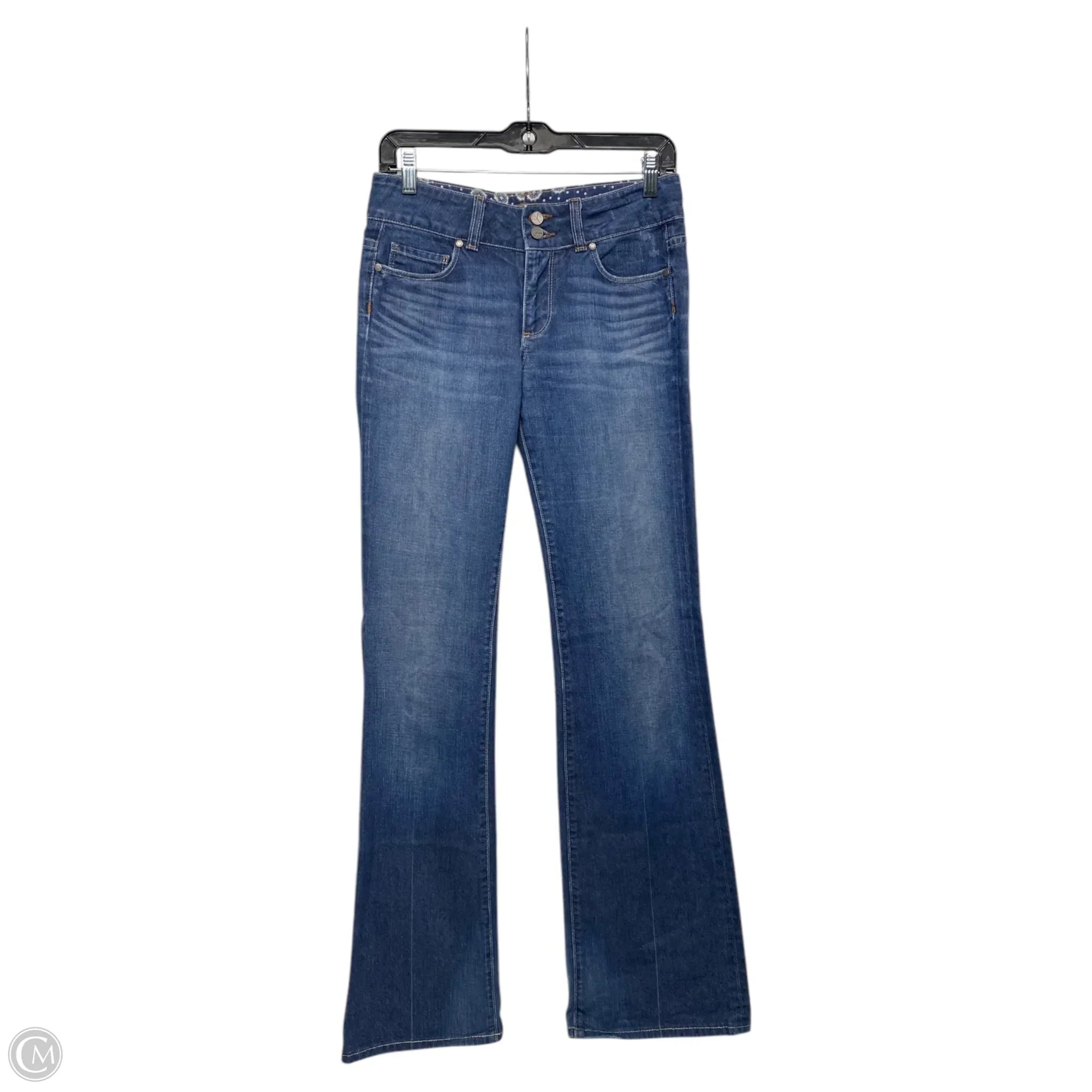 Stylish Men's JeansJeans Flared By Paige In Blue Denim, Size: 4