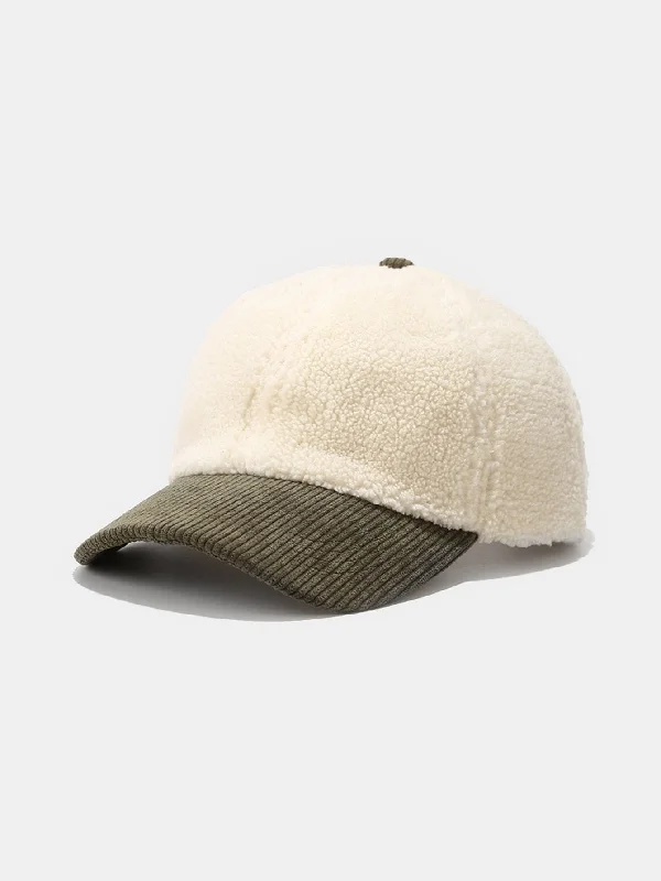 Modern Snapback CapsCorduroy Warm Soft Baseball Cap