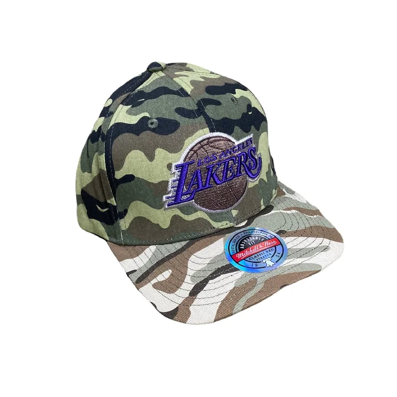 Designer Trucker HatsMitchell & Ness Nba La Lakers Woodland Desert Snapback (Camo Woodland)