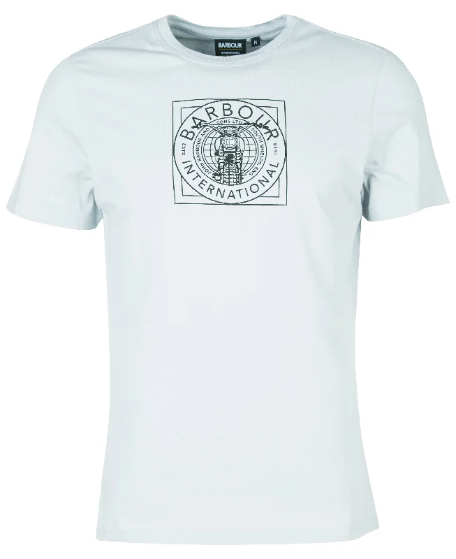Men's Shirts with Hook-and-Loop ClosuresID70088-Barbour Intl City Haze Miles T-Shirt Men's Shirts with Hook-and-Loop ClosuresID70088-Barbour Intl City Haze Miles T-Shirt