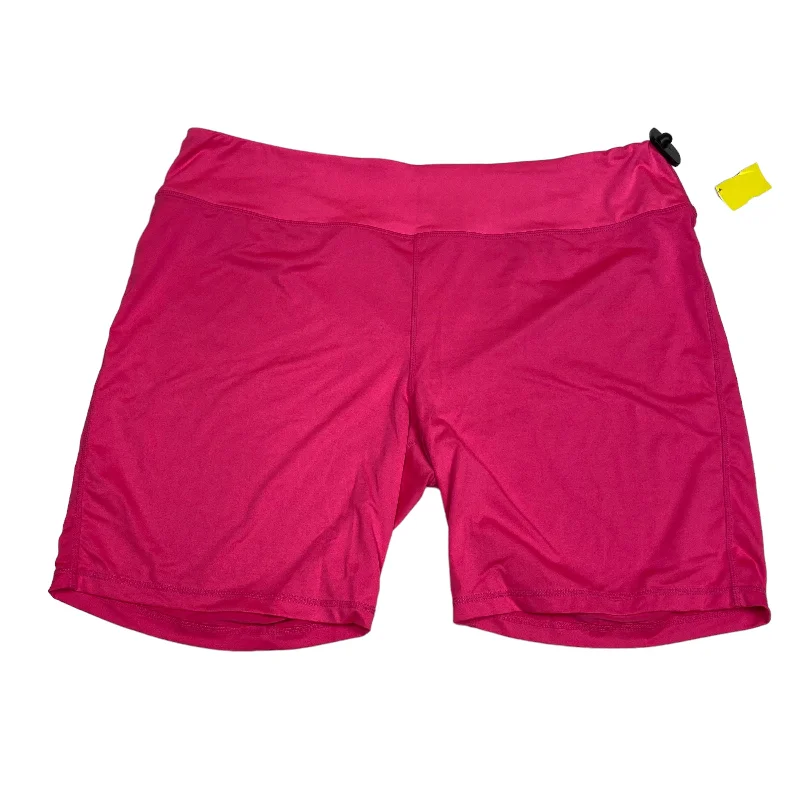 Men's Pants with Welt PocketsPink Athletic Shorts Crown And Ivy, Size 4x