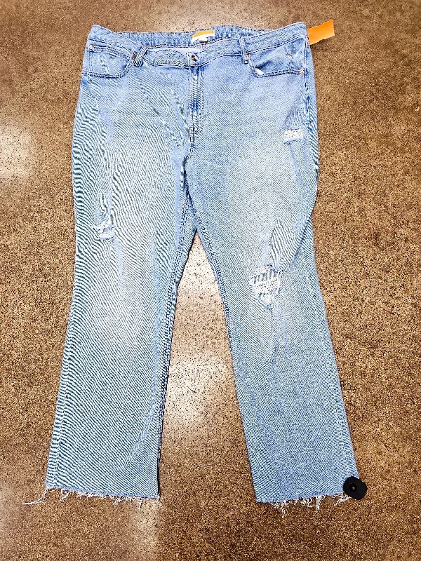 Hipster Men's JeansJeans Boot Cut By Clothes Mentor In Blue Denim, Size:22