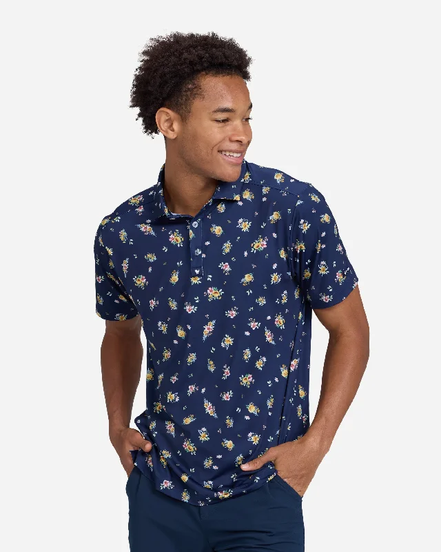 Men's Shirts with Asymmetrical HemlinesBouquet