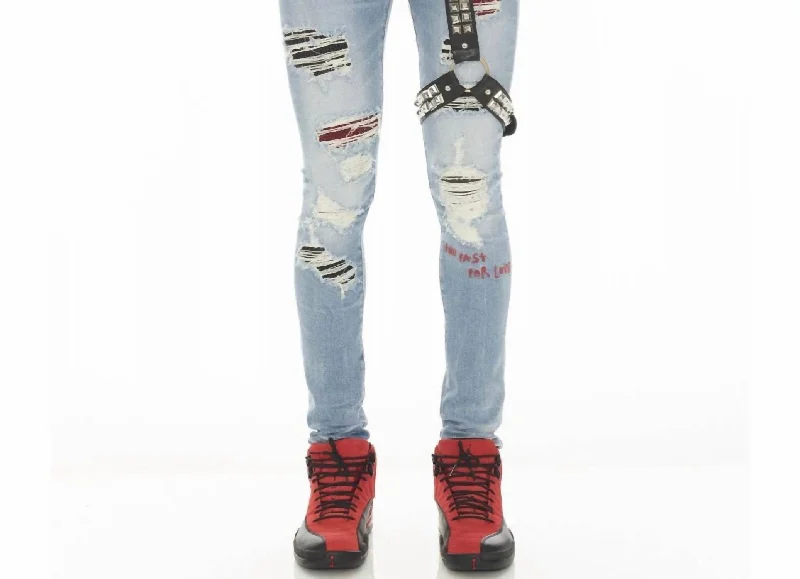 Designer Men's JeansMen's Motley 220 Super Skinny Denim In Crue