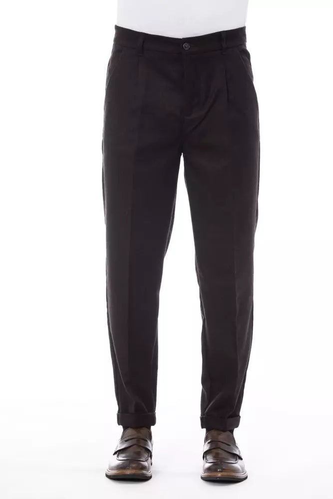 Zip-Fly Men's JeansAlpha Studio  Wool Men Men's Pant