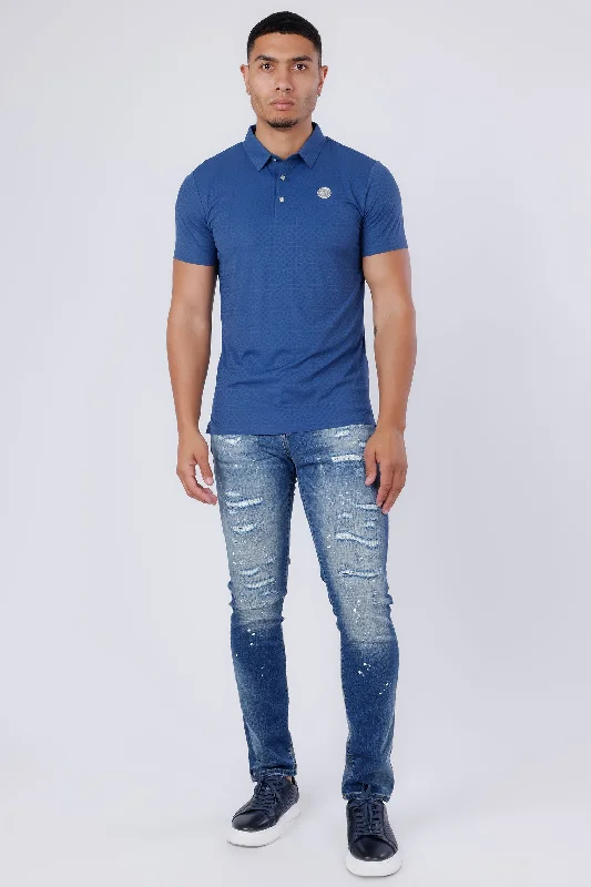 Men's Shirts for BoatingMedina Geometric Polo Shirt