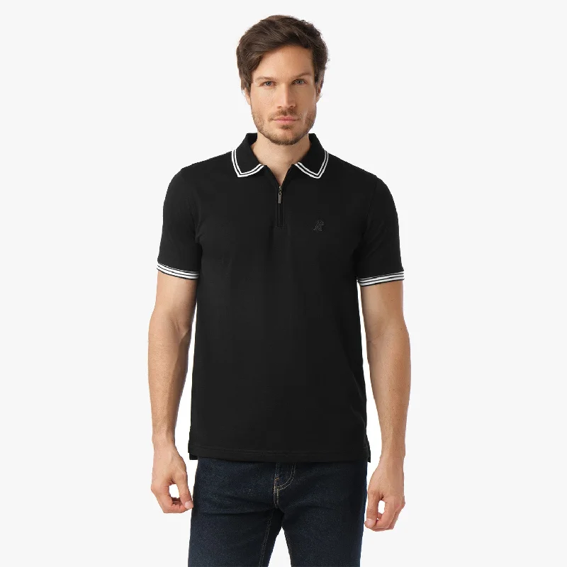 Men's Shirts with Animal PrintsMen's Striped Travel Polo Shirt