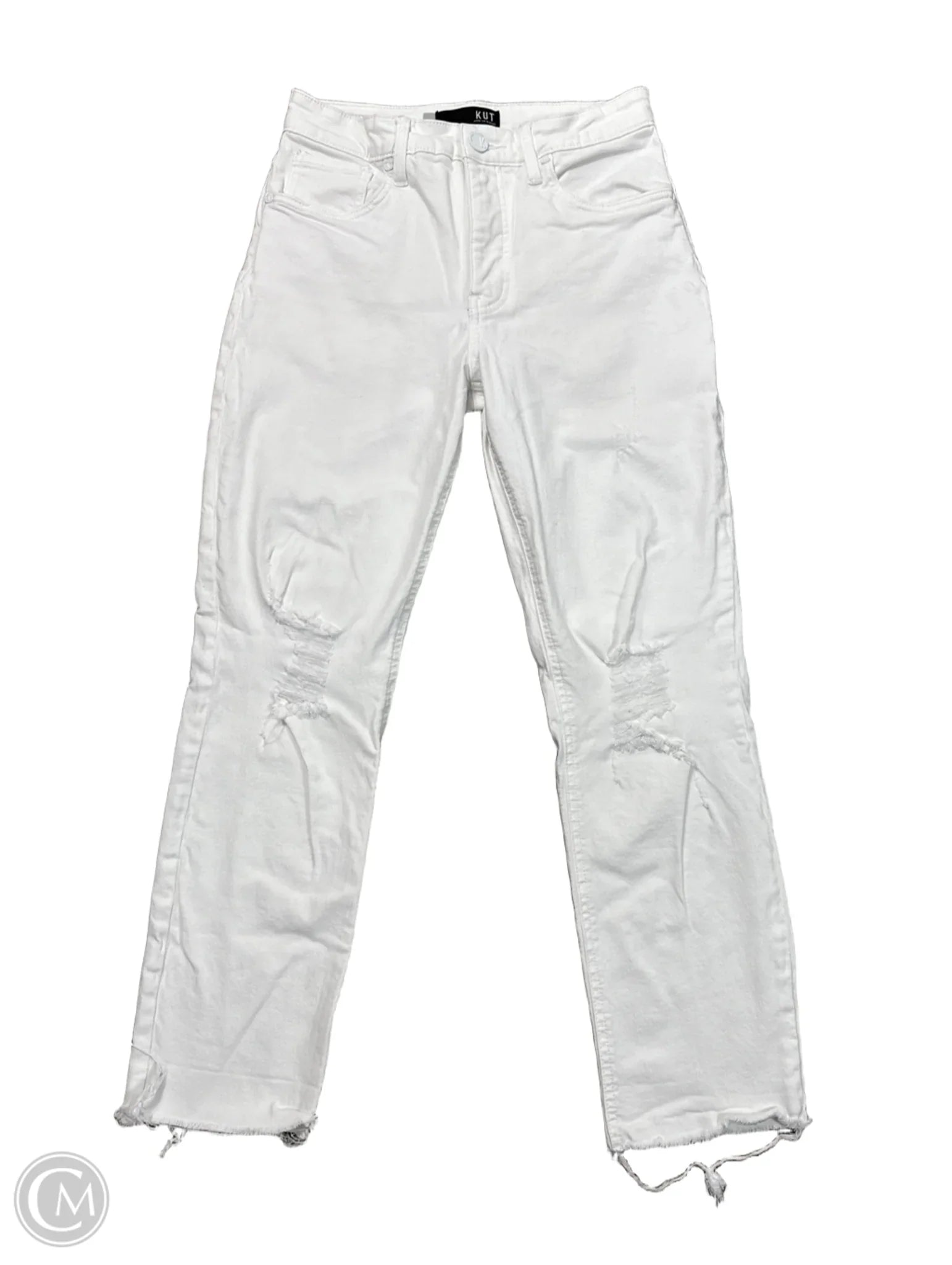Men's Jeans for Office WearJeans Cropped By Kut In White Denim, Size: 2