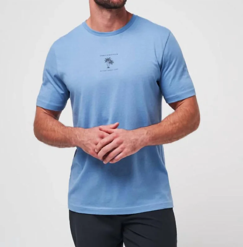 Lightweight Men's Linen ShirtsPacific Getaway T-Shirt In Quiet Harbour