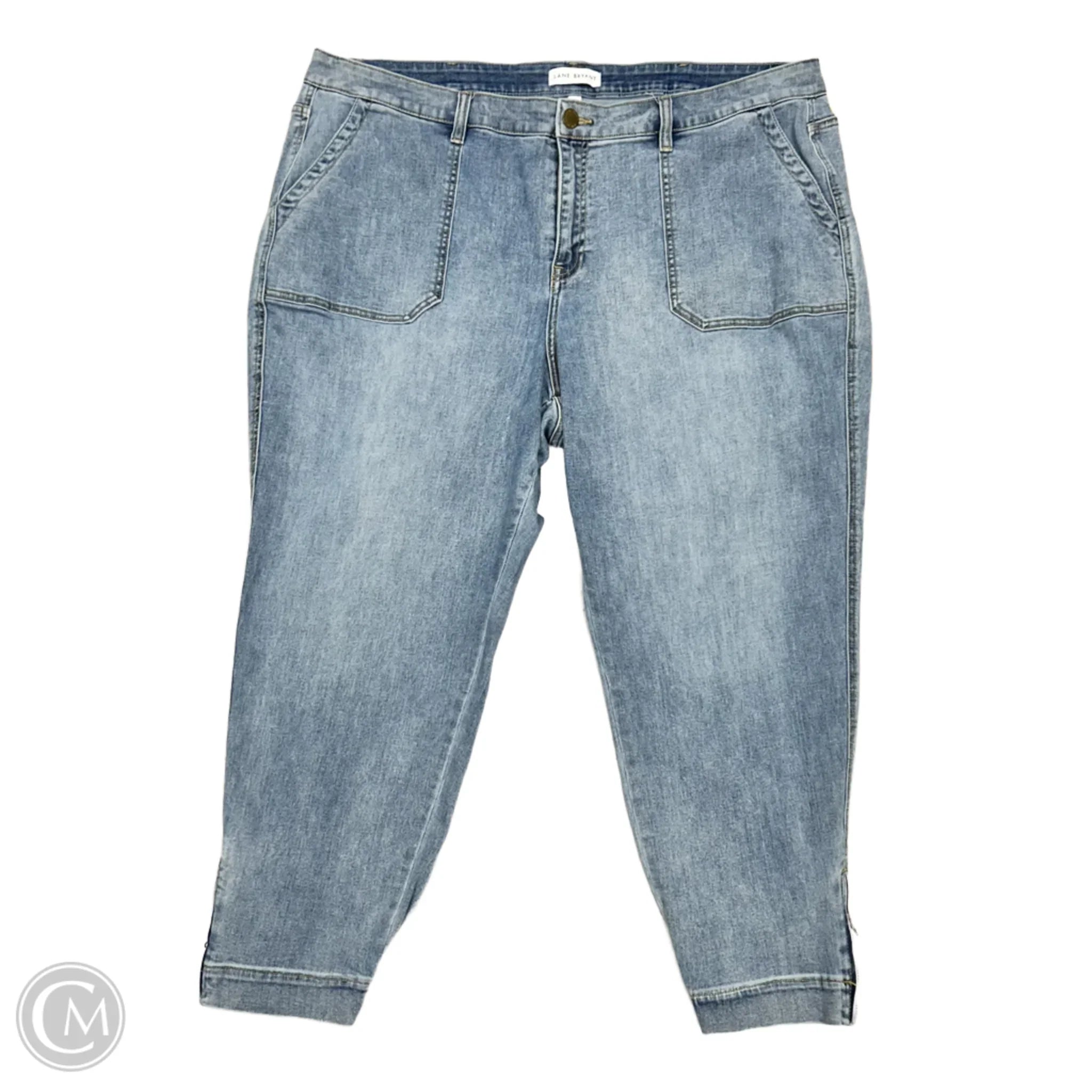 High-Quality Men's JeansJeans Straight By Lane Bryant In Blue Denim, Size: 22