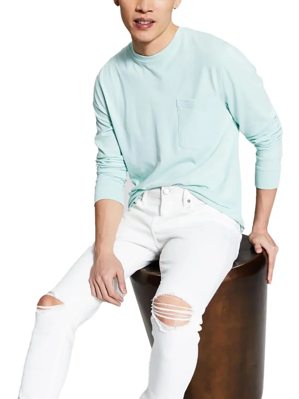 Men's Jeans for a Dressy OccasionMens Ripped Destroyed Skinny Jeans