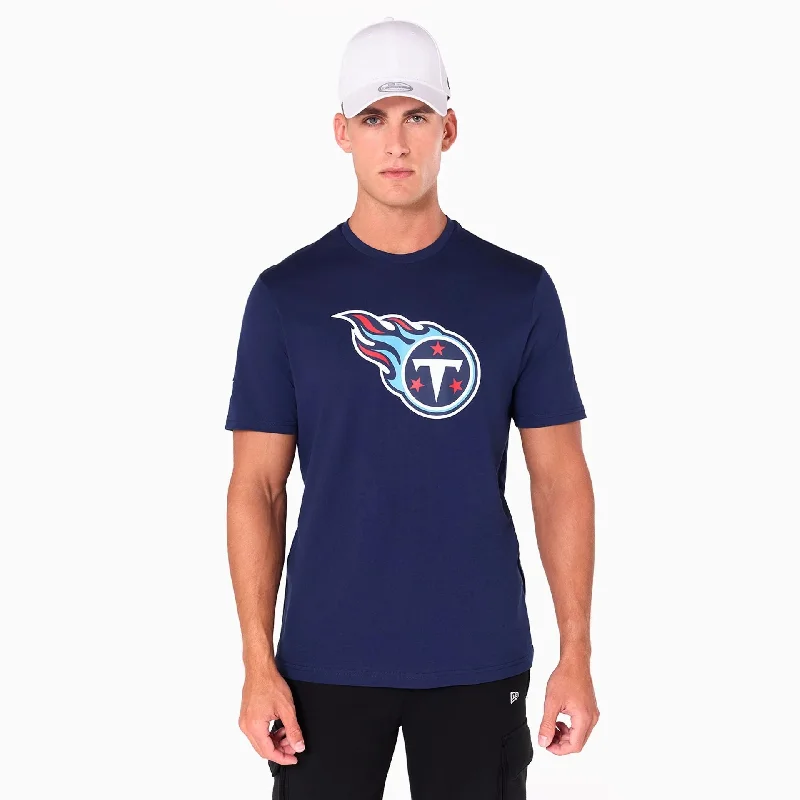 Men's Shirts with Pleated HemlinesTennessee Titans NFL Navy T-Shirt