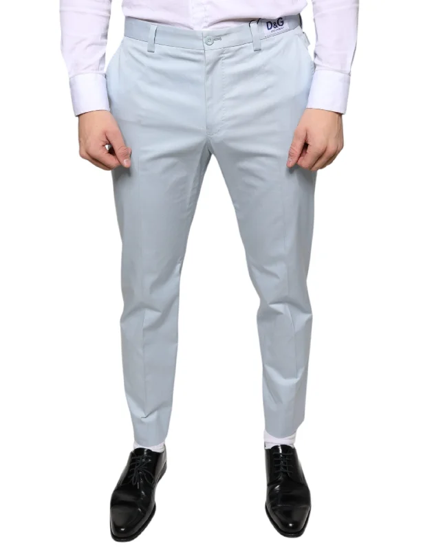 Inexpensive Men's JeansDolce & Gabbana blue Cotton Dress Men's Pants