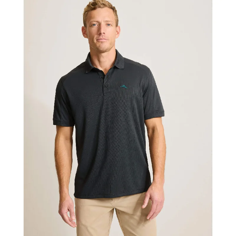 Men's Shirts with Custom MonogramsTommy Bahama Men's IslandZone Tropic Driver Polo Shirt - Black Men's Shirts with Custom MonogramsTommy Bahama Men's IslandZone Tropic Driver Polo Shirt - Black