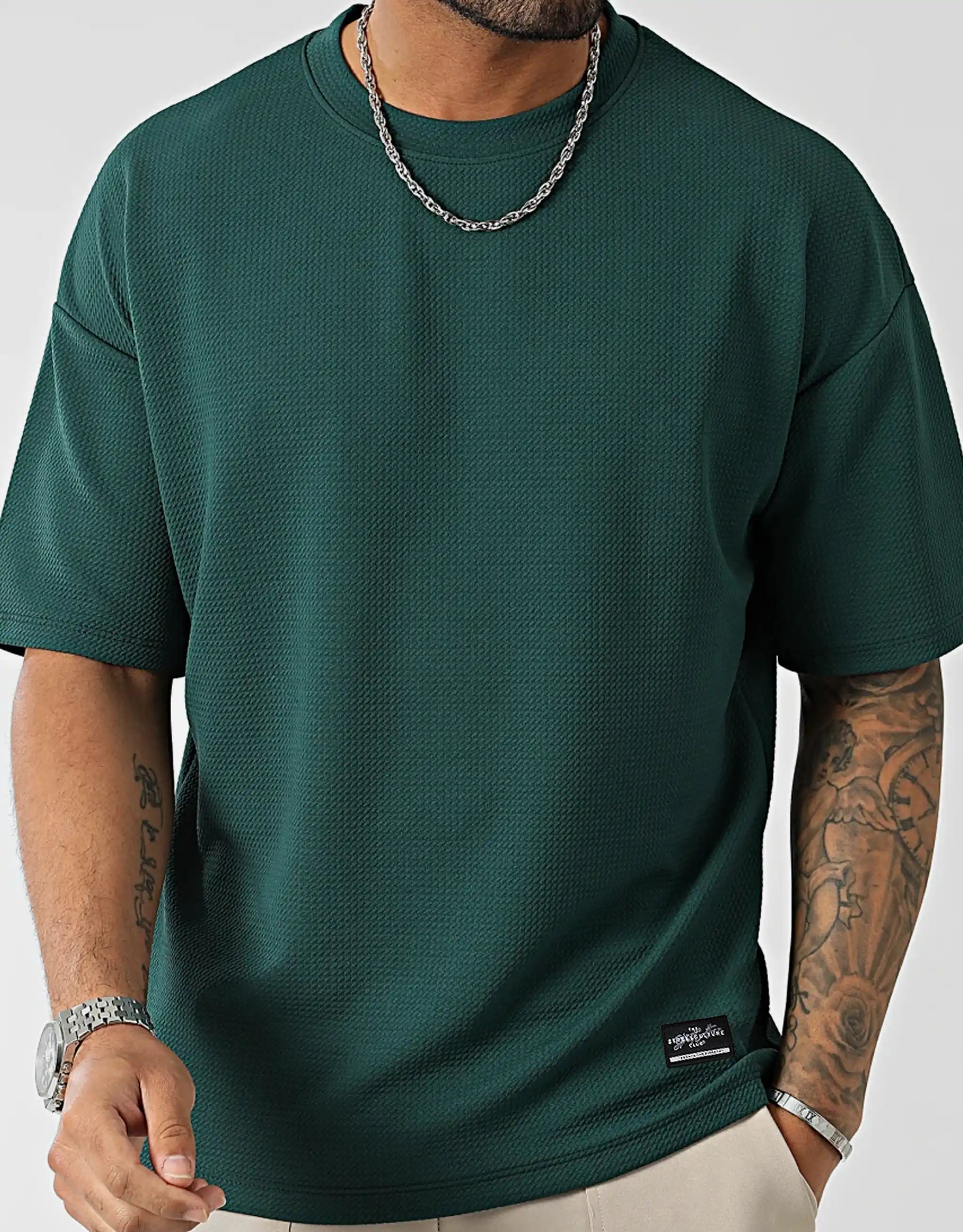 Men's Shirts with Antimicrobial TreatmentOversized Tee