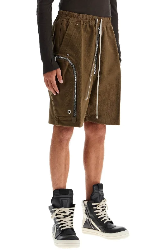 Men's Velcro-Closure Pants for ConvenienceRick Owens Cargo Pocket Shorts