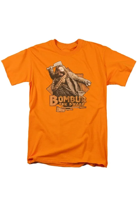 Men's Shirts with Embroidered DesignsThe Hobbit Bombur Short Sleeve Adult Tee / T-Shirt