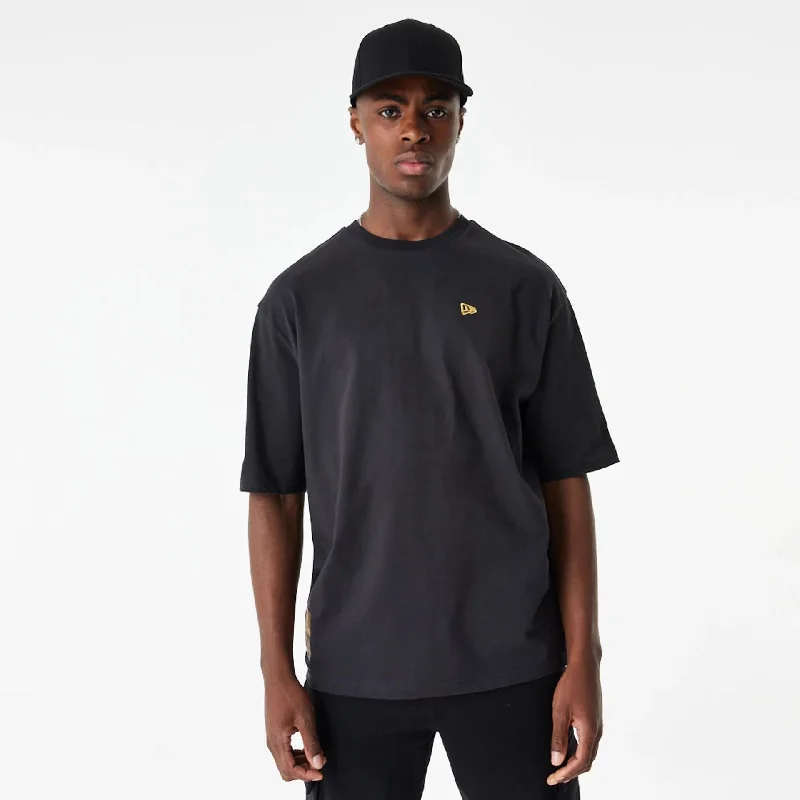 Stylish Men's HenleysNew Era Lifestyle 59FIFTY Black Oversized T-Shirt