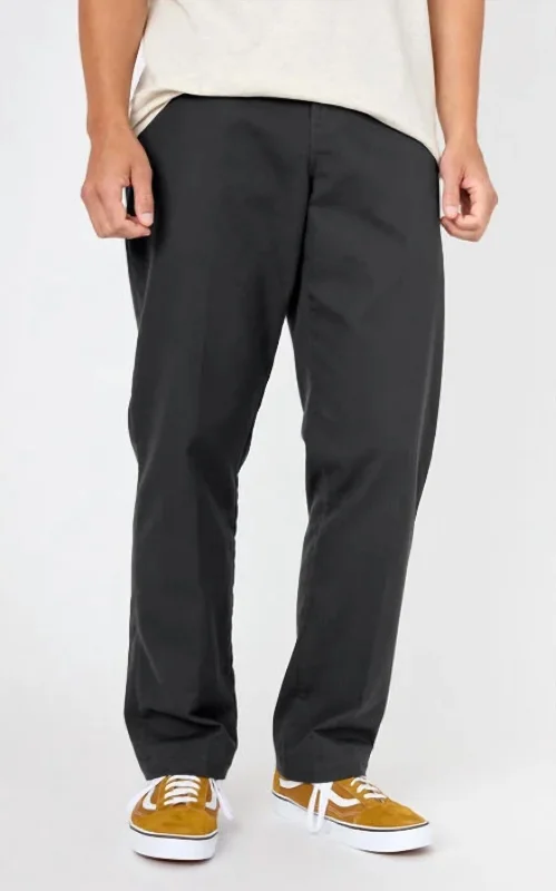Men's Jeans for a Casual LookSkateboarding Slim Straight Pants In Black
