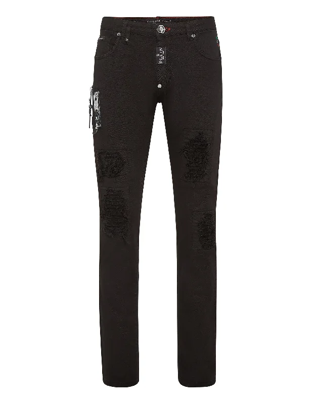 Stylish Men's JeansDenim Trousers Rock Star