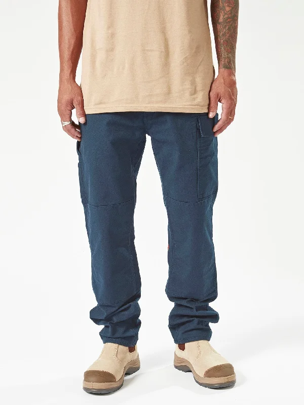 Men's Tapered Pants for a Slimming EffectVolcom Workwear Caliper Work Pants - Navy
