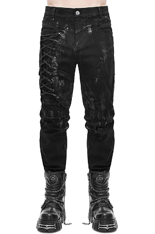 Men's Board Shorts for SurfingPost Punk Apocalypse Pants