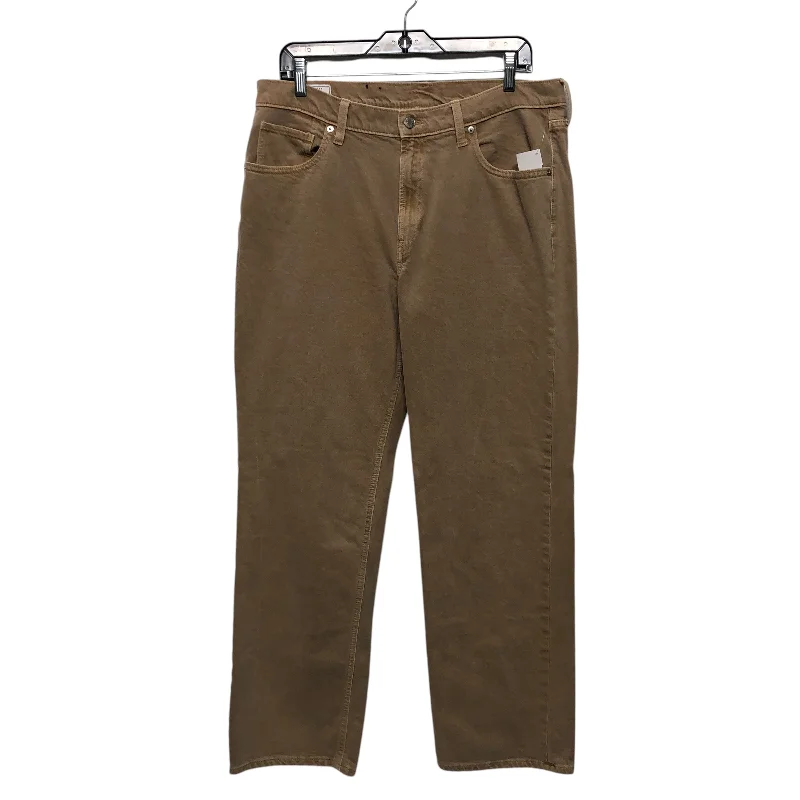 Yoked Back Men's JeansJeans Boyfriend By Gap In Beige, Size:12