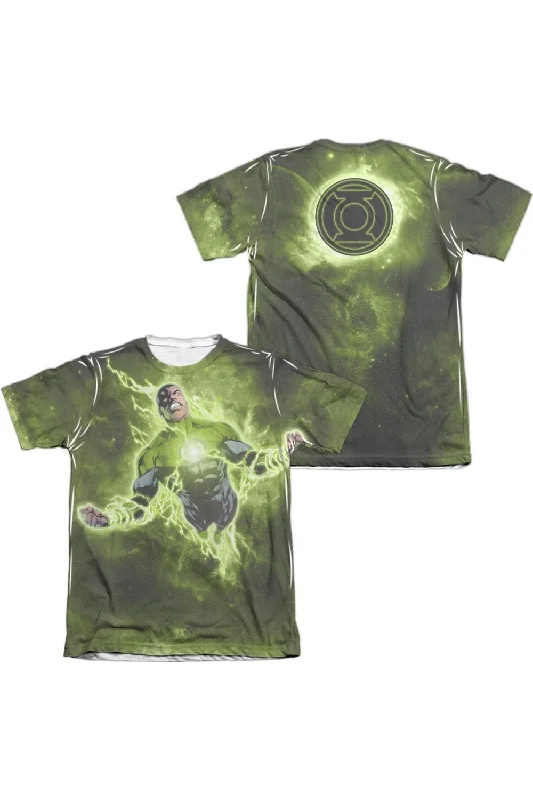 Men's Shirts with Plaid PatternsGreen Lantern Inner Strength (Front/Back Print) Adult Poly/Cotton Short Sleeve Tee / T-Shirt