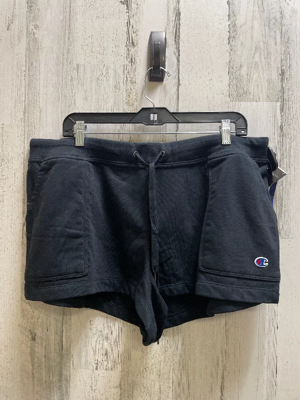 Stylish Men's Cargo PantsBlack Athletic Shorts Champion, Size 2x