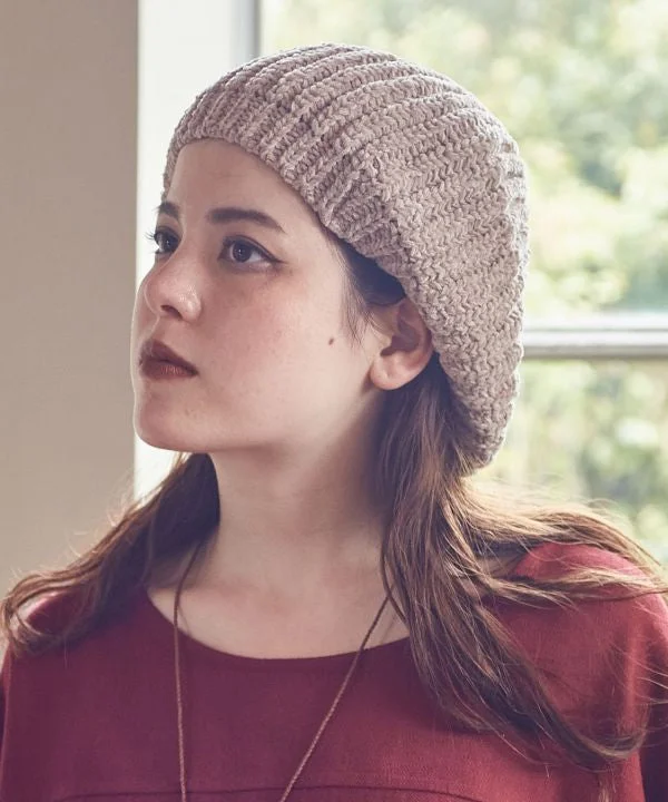 Designer Fedora HatsMole Yarn Unisex Knit Beret