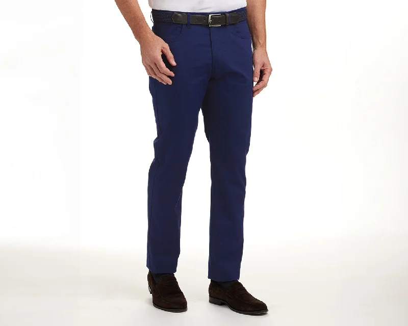 Men's Pants with Button-CuffsThe Warner Pant: Navy 32" Length