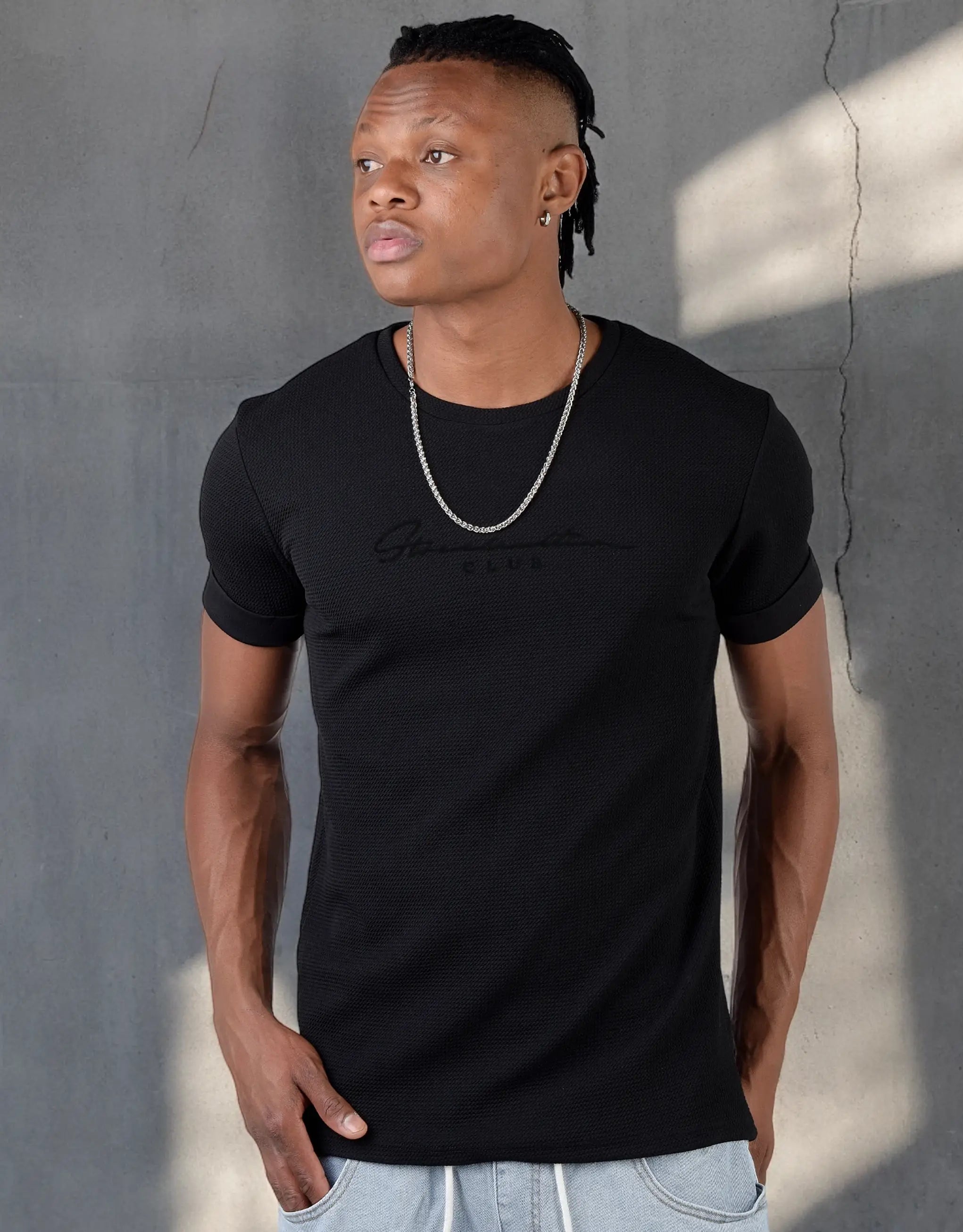 Warm Men's Fleece-Lined TopsTshirt