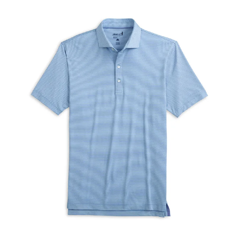 Men's Shirts with Contrast StitchingJohnnie-O Lyndon Prep-Formance Pinestripe Polo Shirt - Galaxy Men's Shirts with Contrast StitchingJohnnie-O Lyndon Prep-Formance Pinestripe Polo Shirt - Galaxy