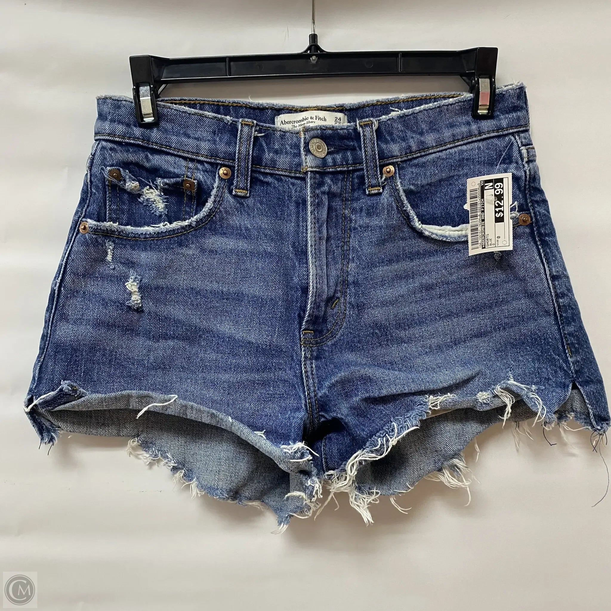 Men's Pants with Adjustable WaistbandsShorts By Abercrombie And Fitch In Blue, Size: 0