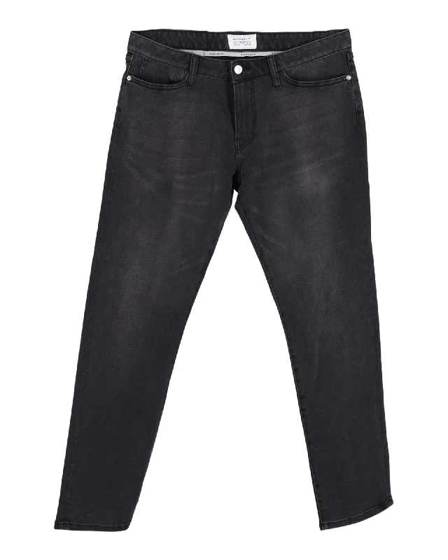 Men's Jeans with Stretch FabricGivenchy Straight-Leg Denim Jeans in Black Cotton