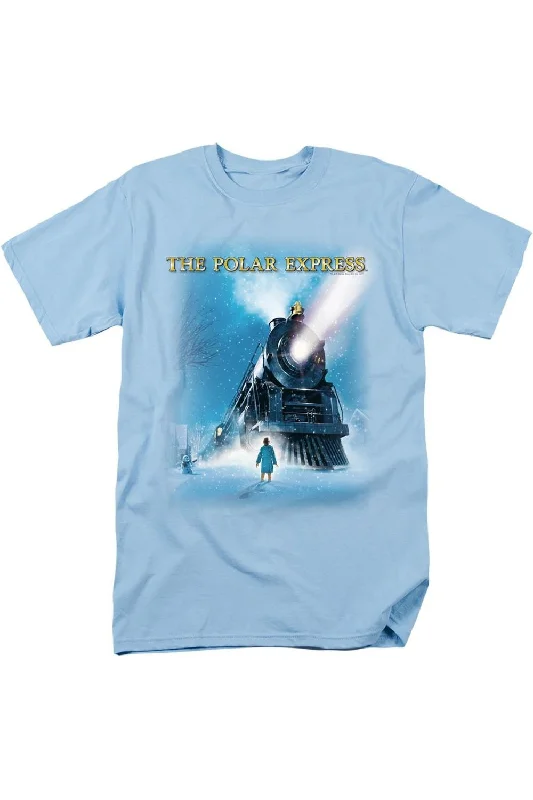 Men's Shirts with Mock NecksPolar Express Big Train Short Sleeve Adult Tee / T-Shirt Men's Shirts with Mock NecksPolar Express Big Train Short Sleeve Adult Tee / T-Shirt